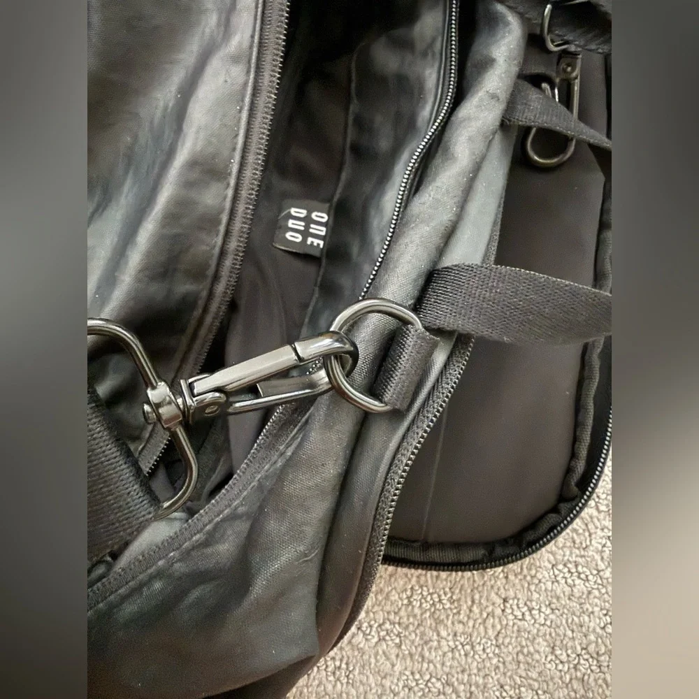 One Duo Black Diaper Bag